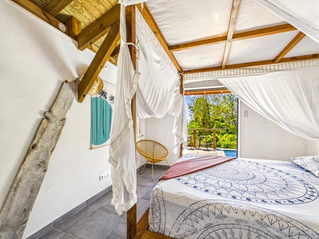 24.Location villa piscine vue mer 3 chambres Deshaies Guadeloupe